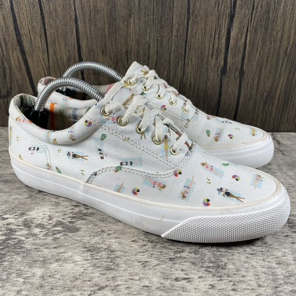 Keds Shoes - KEDS X Rifle Paper Co Size 7.5 Sun Girls Beach Anchor Low Top Sneakers Shoes